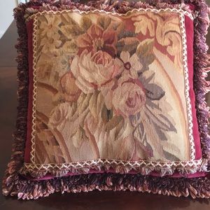 Needlework pillow